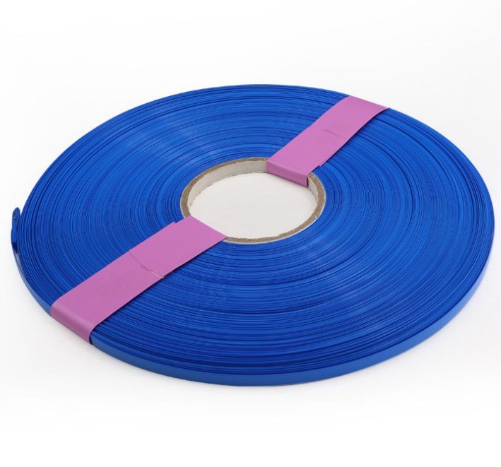 
                Tubo termorestringente in PVC blu guaina della batteria pellicola termorestringente larghezza 17 mm-600 mm
            