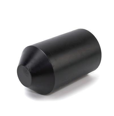
                Tapa de cable tapa termorretráctil 10mm tapas de cable negro adhesivo
            