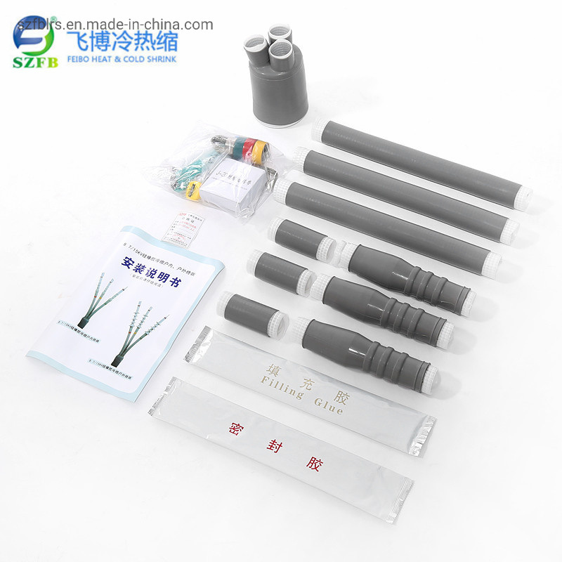 Chine 
                Tête de borne de câble rétractable à froid 10-35kv Accessoires haute tension
              fabrication et fournisseur