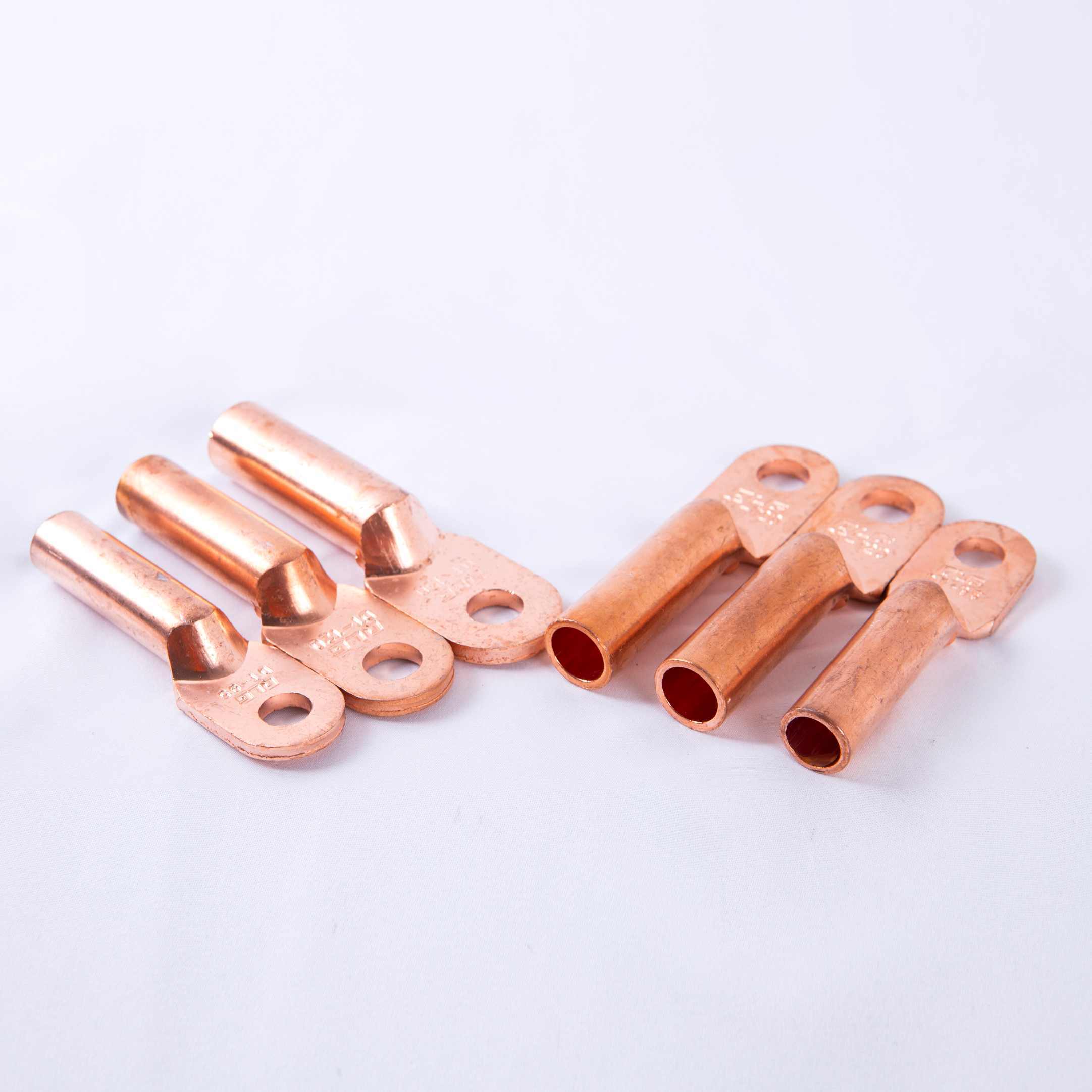 Copper Aluminium Bimetal Cable Lugs Crimping Types Connecting Terminal Cable Lugs Crimp Brass Terminal