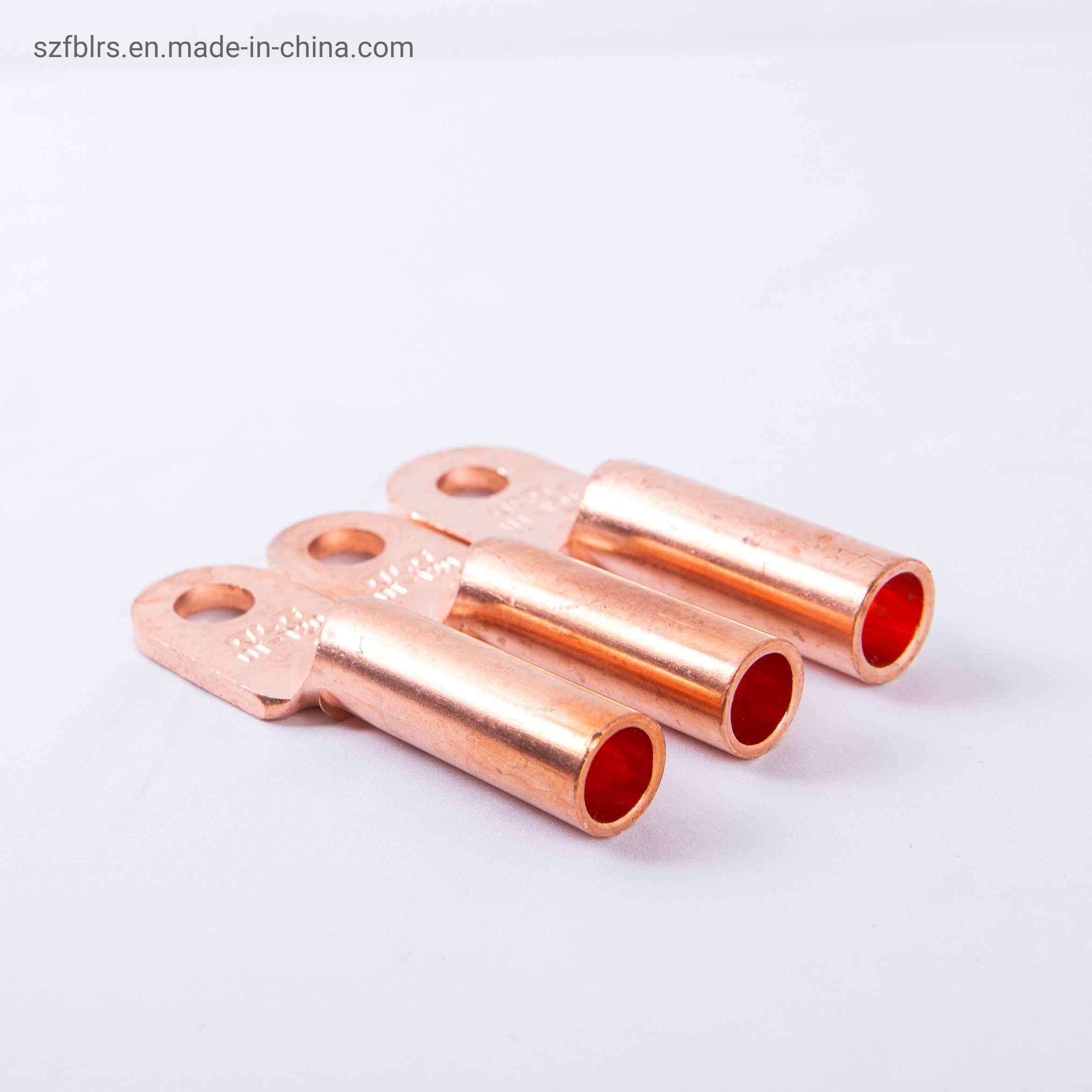 
                Conectores de cabo bimetálico de cobre-alumínio terminais de latão frisado
            