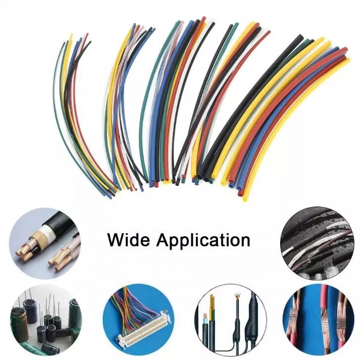 Diameter 3 Sizelheat Shrinkable Tubing Color Low Voltage Insulation Heat Shrink Tubes for Wholesale with Good Price