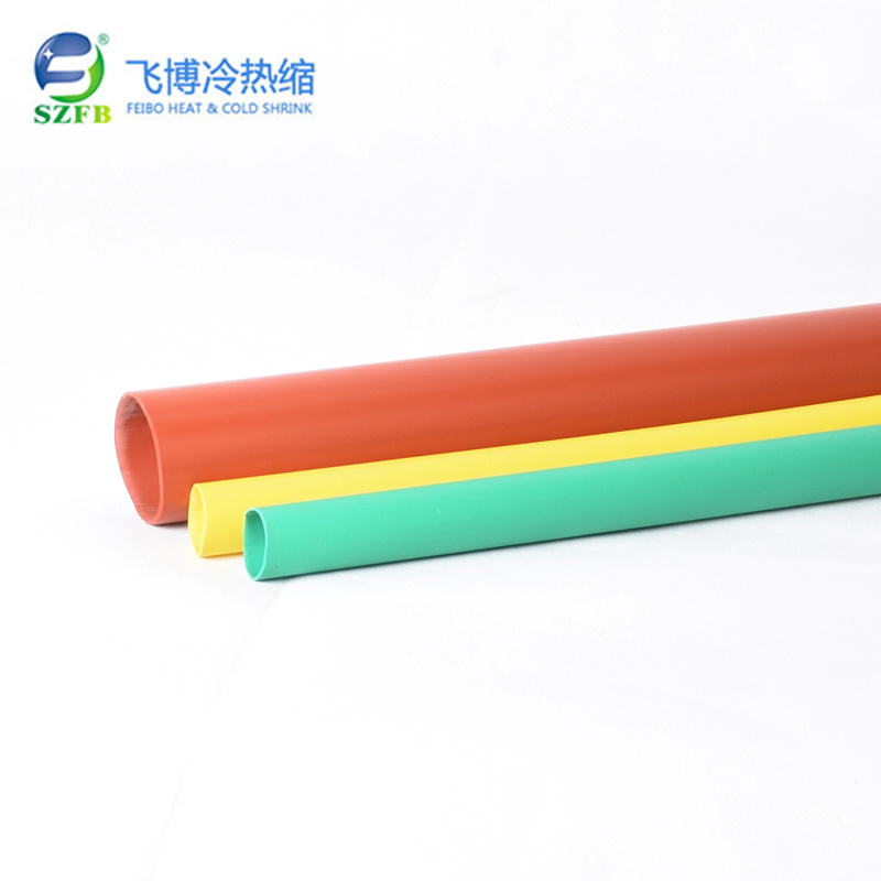 Electrical Tube Adhesive PE Shrink Ratio Heavy Wall Heat Shrinking Sleeves for Wire Protect