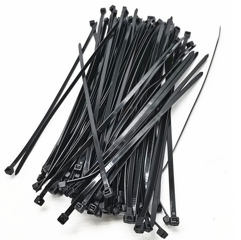 China 
                Factory Direct Nylon Cable Tie Self-Locking Balck Plastic Cable Ties
              manufacture and supplier