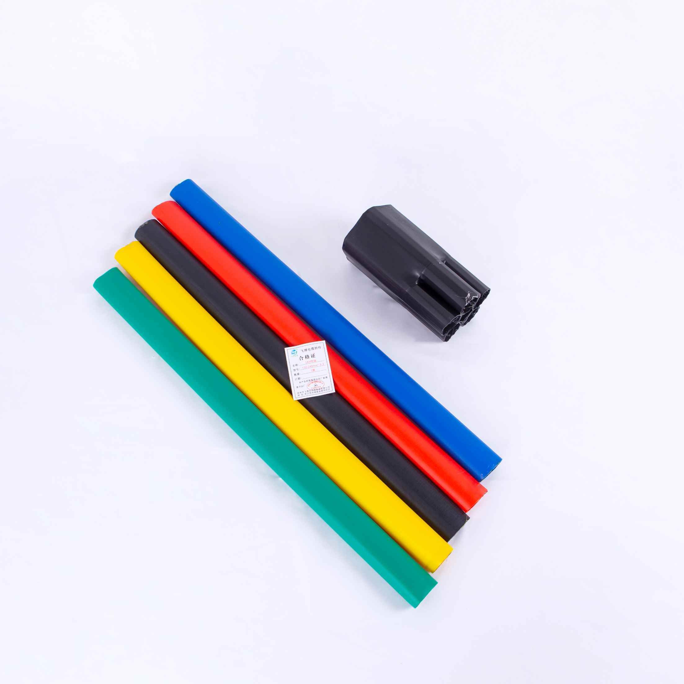 Factory Price 1kv Heat Shrinkable Terminal Three Cores Cable Heat Shrink Terminal Accessories Wire Insulation Sleeve