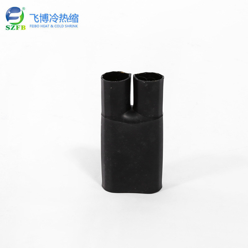 Heat Shrink Cable Breakout 3 Cores Black PE Material Glueing