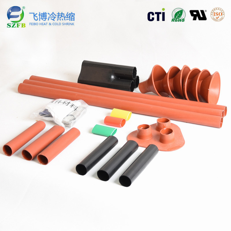 China 
                Heat Shrinkable Silicone Rubber Tube 11kv Cable Termination Kit Heat Shrink Tubing Cable Sleeves
              manufacture and supplier