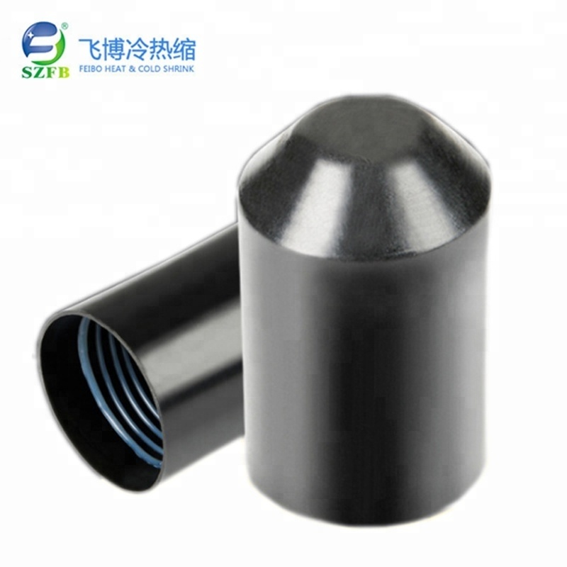China 
                Acessório de cabo de isolamento resistente tampa de extremidade termo-retráctil com Cola espiral para fios eléctricos PE
              fabricação e fornecedor