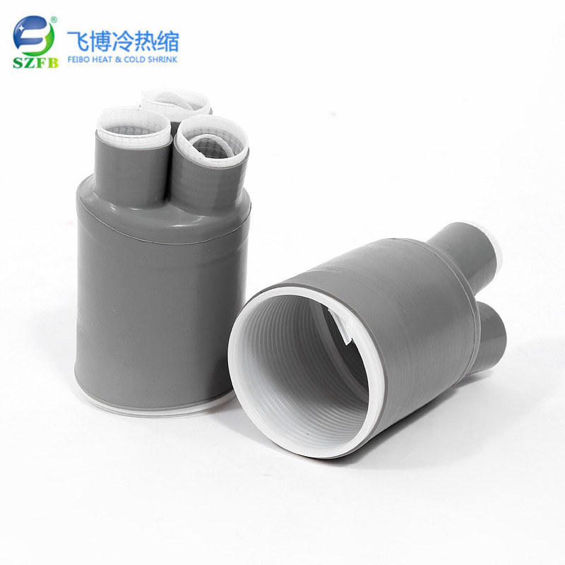 High Voltage Cold Shrink Cable Accessories Cold Shrink Silicone Rubber Gloves Finger Sleeve