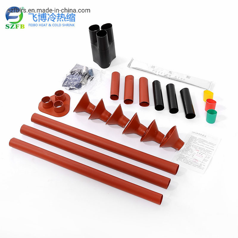 China 
                Kit de terminais de contração térmica para exteriores de alta tensão e acessórios de conectores 15 kv
              fabricação e fornecedor
