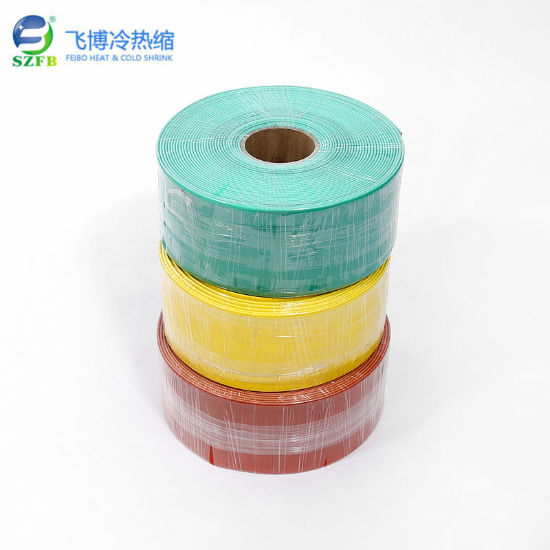 Hot Sale 50mm 60mm 70mm 80mm Yellow/Red/Blue Heat Shrink Tube Heat Shrinkable Tubes