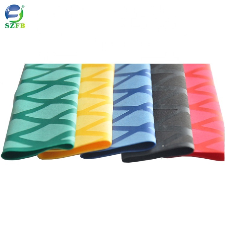 Rod Heat Shrink Tube Non-Slip Handle Set with Silicone Wrap Tape