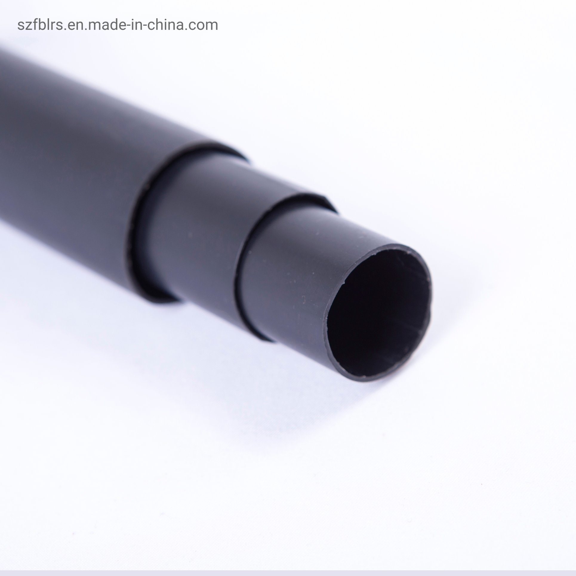 
                Tubo de borracha semi-rígida tubo termo-retráctil para paredes médias tubo termo-retráctil preto
            