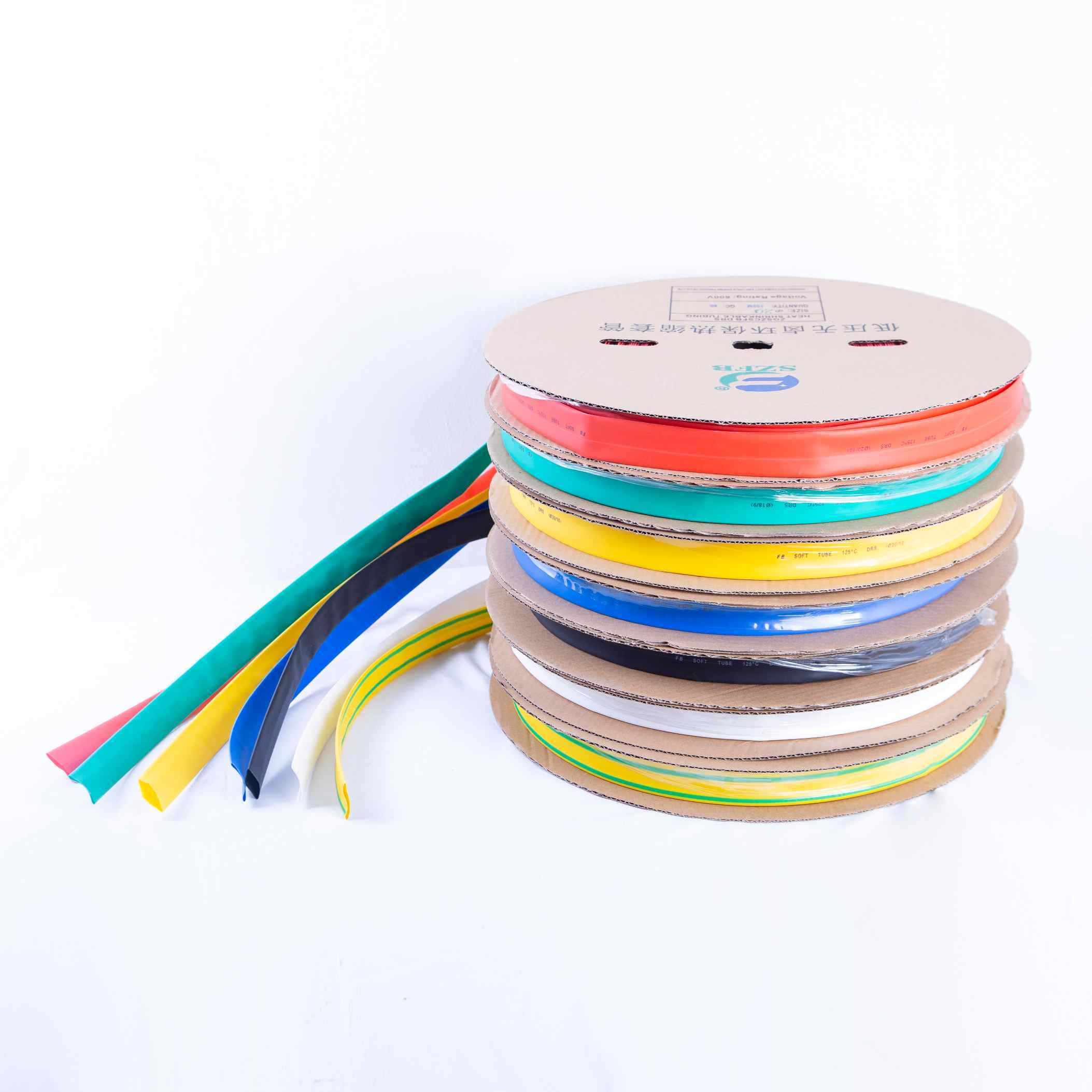 Single Wall Heat Shrinkable Tubing Color Low Voltage Insulation Heat Shrink Tubes for Wholesale with Good Price