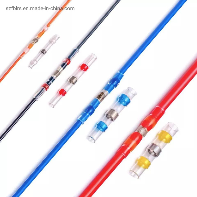 Solder Seal Wire Connectors 1kv Heat Shrink Butt Connectors Terminals Waterproof Insulated Electrical Wire Terminals