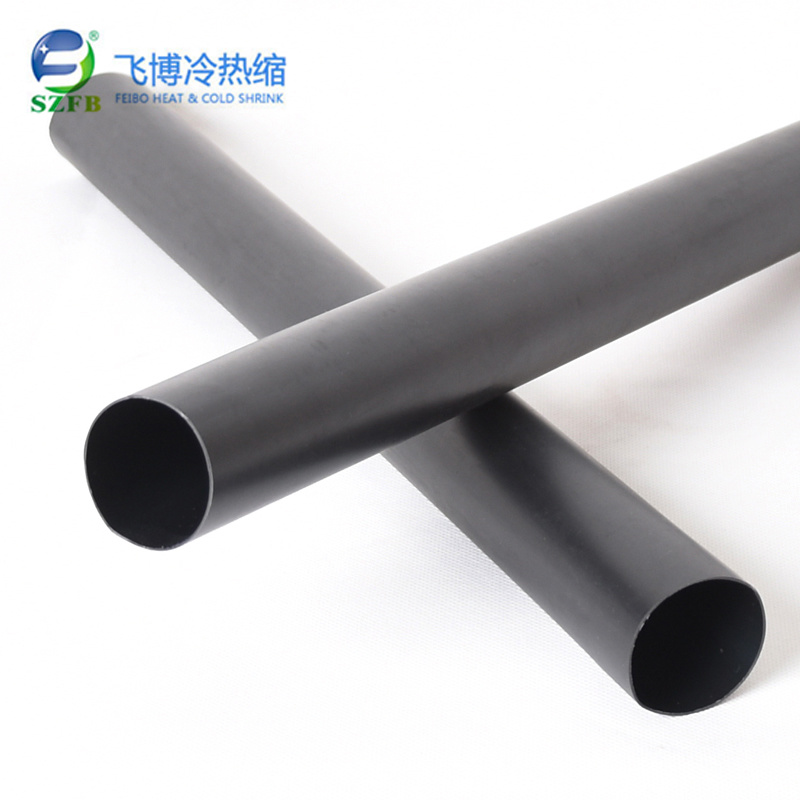 Thick Wall Heat Shrink Tube Whaterproof Plastic Shrink Tube Black Color Heat Shrink Protection