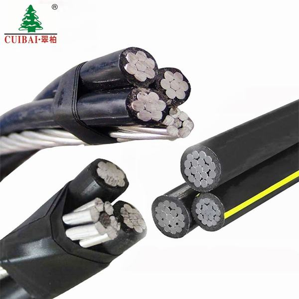 China 
                        0.6/1kv 3+1 Core Aluminum Conductor XLPE Insulated Overhead Aerial Bundled Cable
                      manufacture and supplier