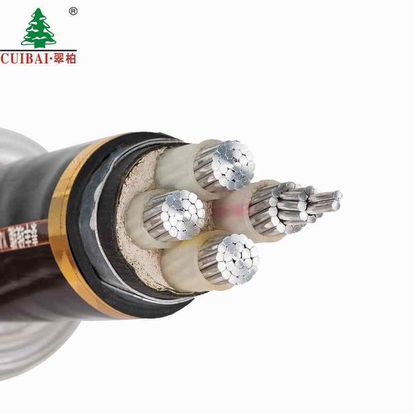 
                                 Кв 0.6/1короткого замыкания XLPE ПВХ оболочки кабеля питания 4c 95 мм2 по стандарту IEC60502                            