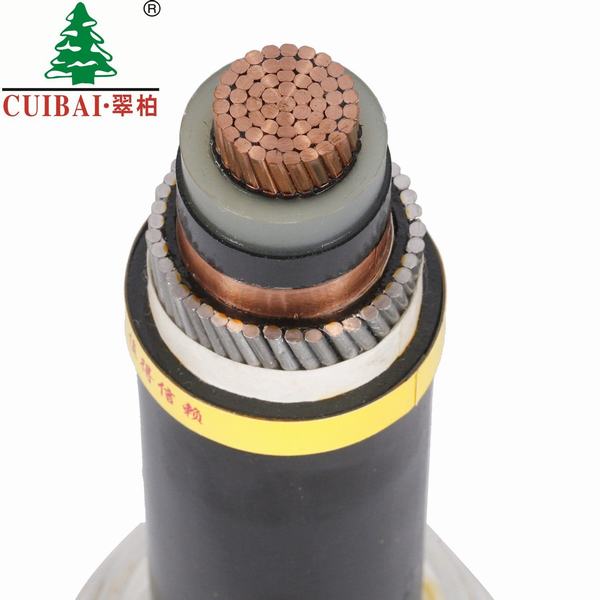 Chine 
                                 11kv Single Core blindage en fil de cuivre avec isolation XLPE Câble d'alimentation en aluminium                              fabrication et fournisseur
