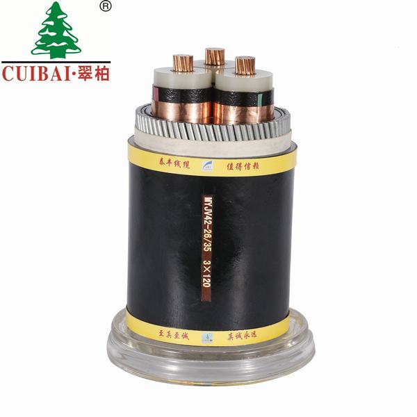Китай 
                                 3.5 Core 35 185 кв. мм химические заводы НПЗ XLPE изоляцией стальной ленты/провод бронированных медного кабеля                              производитель и поставщик