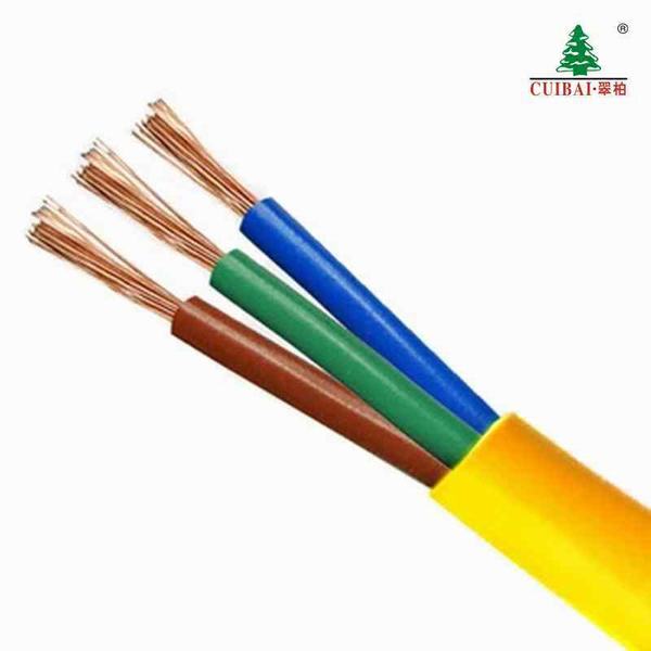 Chine 
                                 3 Core 0.75/1.0/1.5/2.5mm fil souple Rvv 3x4mm2 Câble PVC                              fabrication et fournisseur