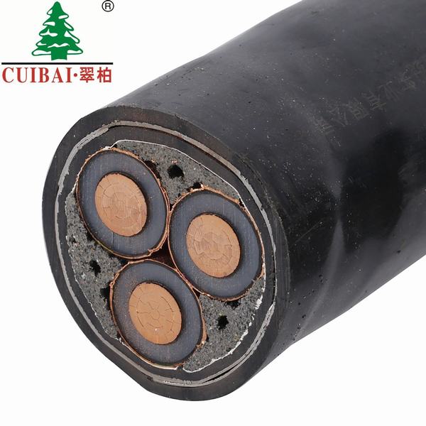 Chine 
                                 3 Noyaux Conducteur en cuivre avec isolation XLPE blindé à moyenne tension Câble d'alimentation                              fabrication et fournisseur