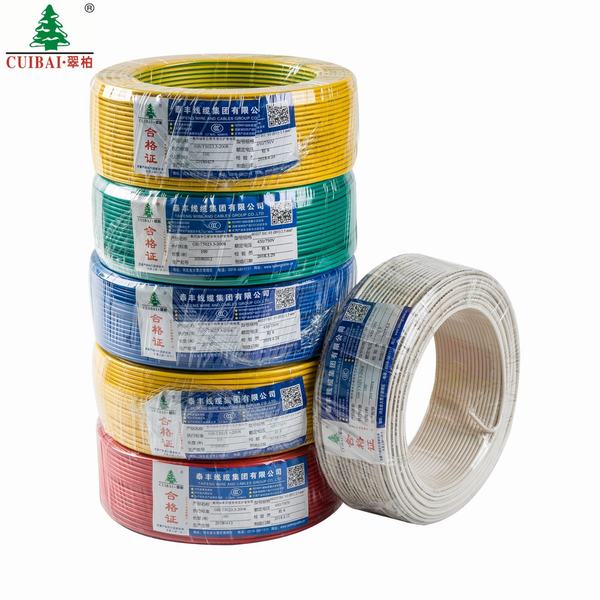 China 
                        450/750V Nya Strand Copper Conductor PVC Insulated Moisture Resistant Electric Wires
                      manufacture and supplier
