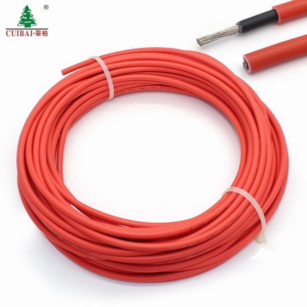 China 
                                 4mm Solardes kabel-12AWG Umhüllungen-rote/schwarze PV-Kabel-Draht TUV-Bescheinigung Kupfer-des Leiter-XLPE                              Herstellung und Lieferant