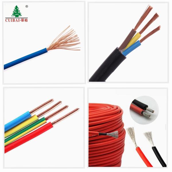 China 
                                 Conductor de cobre flexible de alto nivel de aislamiento de PVC de uso doméstico de la funda del cable eléctrico                              fabricante y proveedor