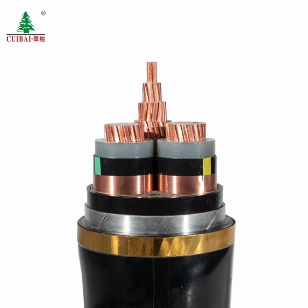 China 
                                 Solo de media tensión/tres núcleos de resistencia de aceite de Metro cable de alimentación de blindados XLPE                              fabricante y proveedor