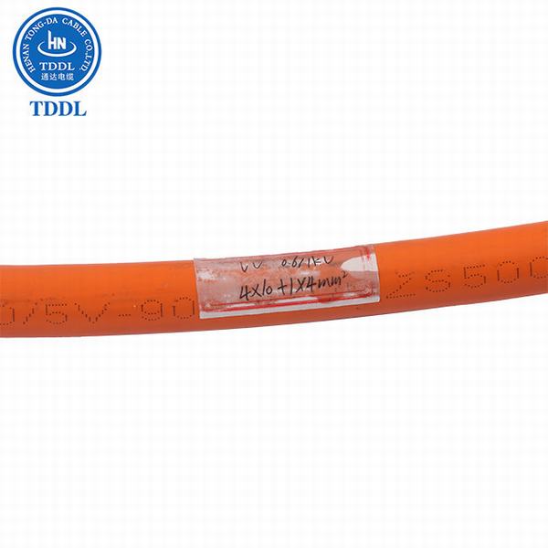 China 
                                 0.6/1kv-4+1 Core Conductor de cobre aislados en PVC reforzado con alambre de acero recubierto de PVC Nyry Cable de alimentación                              fabricante y proveedor