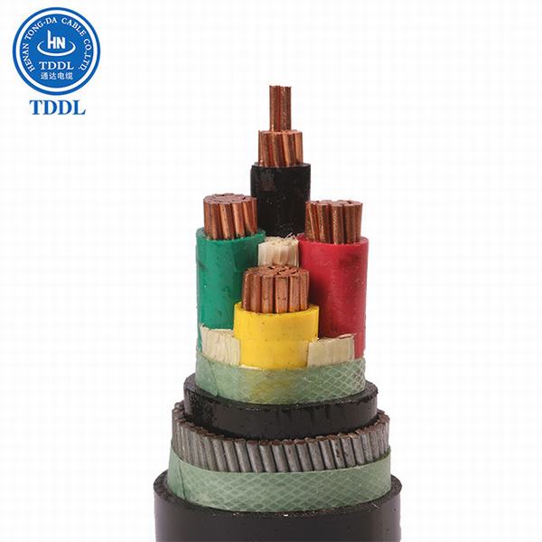 Cina 
                                 il PVC del conduttore del rame di memoria 0.6/1kv-4 ha isolato il cavo elettrico inguainato PVC                              produzione e fornitore