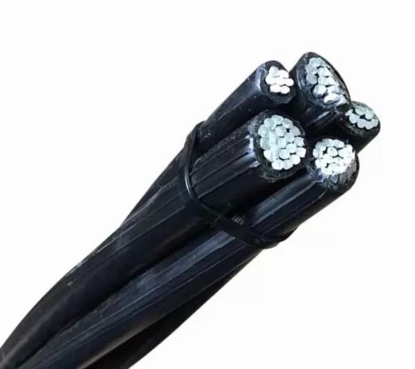 1 Kv PE Insulated Aerial Bunch Cable 5 Cores with Neutral Conductor IEC 60502