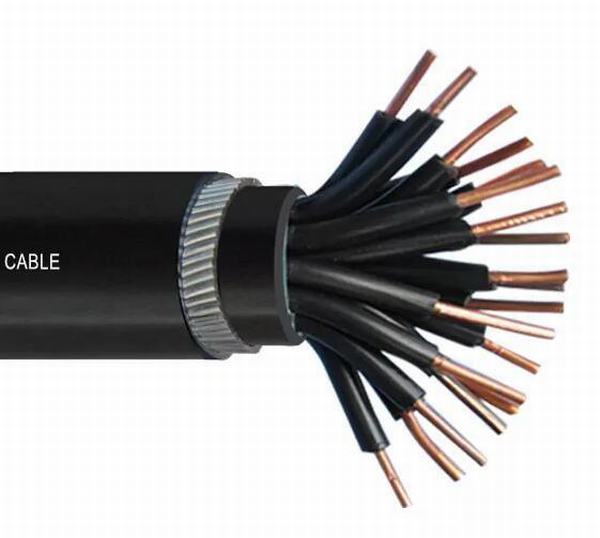 China 
                                 2,5 mm 2 Cables de mando blindado de núcleo múltiple cubierta de PVC ignífugo                              fabricante y proveedor