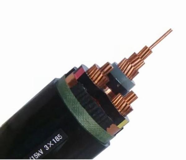 China 
                                 De 3 núcleos de la pantalla de cinta de cobre de Media Tensión cables XLPE de PVC de cable de alimentación aislado                              fabricante y proveedor