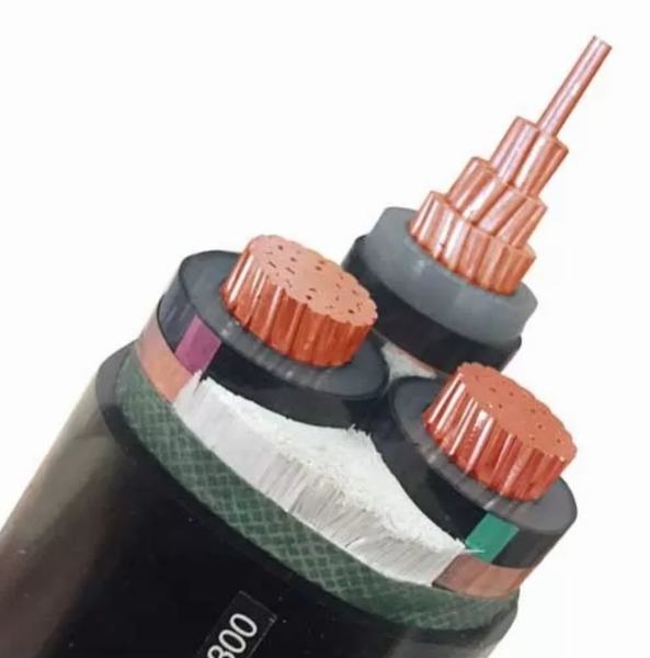
                                 Núcleos de 3 MV XLPE Condutor de cobre de cabos elétricos para Instalações Industriais                            
