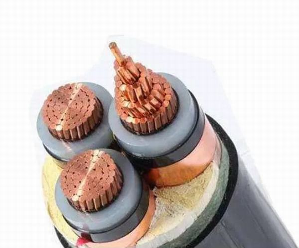 Cina 
                                 tensione isolata XLPE IEC60502-2 del cavo elettrico di 3c 240sqmm 33kv METÀ DI 240mm2                              produzione e fornitore