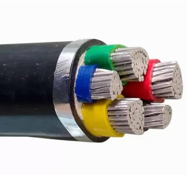 Aluminum Conductor 5 Core PVC Insulated Cables 0.6/1 Kv Unarmoured Cable