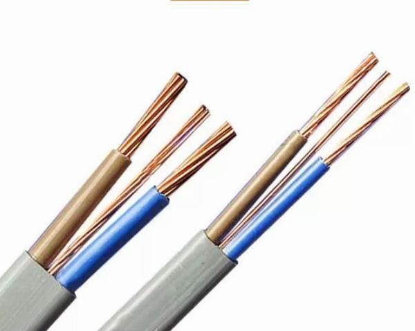 Китай 
                                 BS6004-2000 плоские парные и массы электрический кабель провод серого цвета 2* 2.5 + 1.5sqmm                              производитель и поставщик