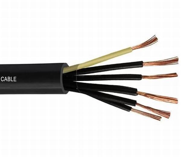 China 
                                 Aprobación Ce aislados en PVC negro con cable de control de los núcleos flexibles H07VV-F de Cables                              fabricante y proveedor