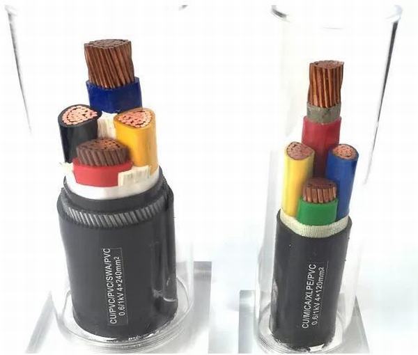 China 
                        Cu / Mica / XLPE / PVC 0.6/1kv 4X240mm2 Fire Resistant Cable XLPE Electricity Power Cable
                      manufacture and supplier