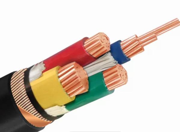 Customized PVC Insulated Cables 600 / 1000V Rated Voltage with Three Half Core