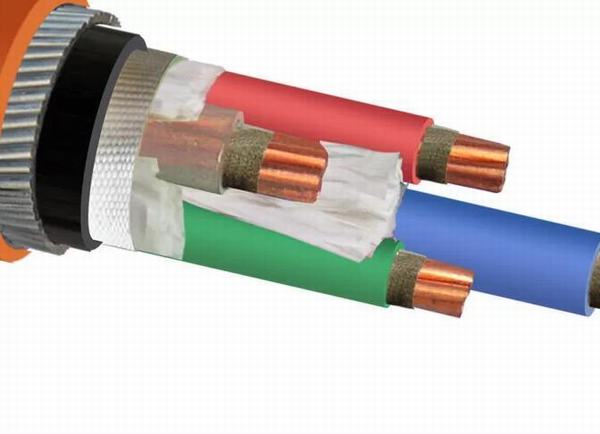 
                                 Resistente a incêndio 4core LV blindados de cabo elétrico XLPE/PVC isolados com núcleo de cobre do fio de aço Cabo Blindado                            