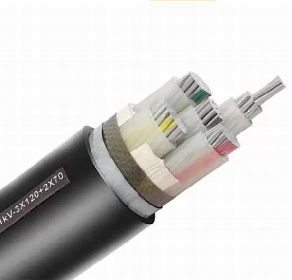 China 
                                 Cinco aislamiento XLPE 0.6/1kv de cable de alimentación Cable conductor de aluminio blindada                              fabricante y proveedor