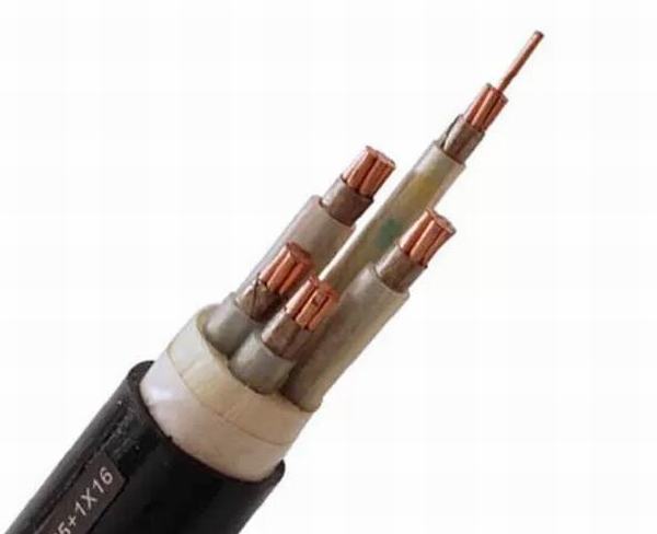 China 
                                 Cinco núcleos aislados de XLPE resistentes al fuego El cable eléctrico con el cable de masa                              fabricante y proveedor