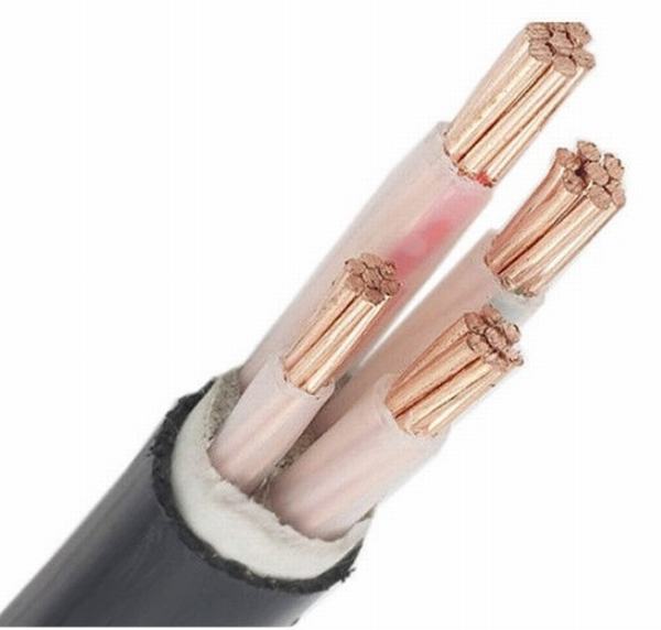 Four-Core 100% Pure Copper Conductor Cu/XLPE/PVC-0.6/1kv Power Cable IEC 60228