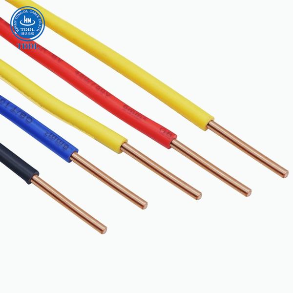 Chine 
                                 Hot Sale 1.5mm 2.5mm 4mm de 6mm 10mm simple Core monobrins ou multibrins en cuivre de câbles électriques de câblage de la Chambre en PVC                              fabrication et fournisseur