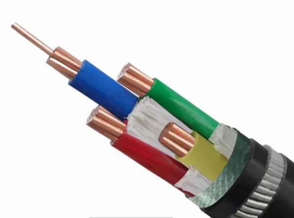 ISO Approved PVC Insulated Cables Four Core Copper Conductor for Power Distribution Lines