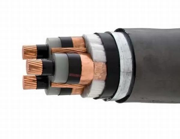 China 
                                 Cable de alta tensión blindados ligeros 3 núcleos con Conductor de cobre de la tierra desnuda                              fabricante y proveedor