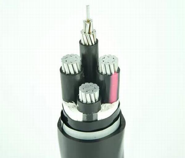 Chine 
                                 Basse tension du câble électrique blindé en aluminium 3+1 Core Al/PVC/câble d'alimentation en PVC avec l'Armure de bandes en acier                              fabrication et fournisseur